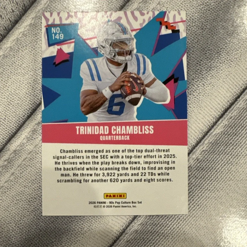 2026 Panini Chambliss #149 Rookie Baseball Card